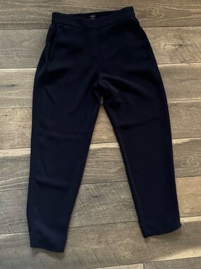 J. Crew Navy Elastic Waist Ankle Pants
Mid rise